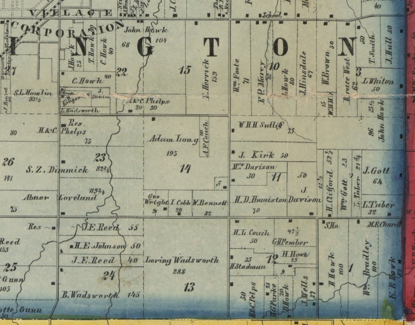 SE Part of Wellington Township 1857